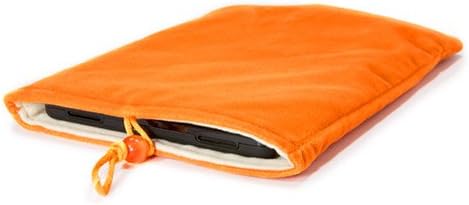 Boxwave futrola za Advantech IDK-2112 - baršunasta torbica, meka velur torba za tkaninu sa crtežom za Advantech IDK-2112 - podebljana narandžasta