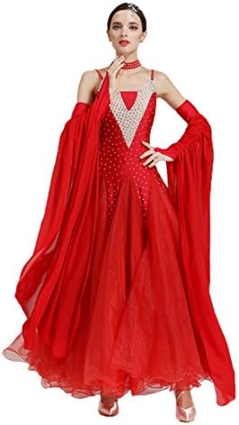 Nakokou ženska igračka plesna takmičarska haljina modernu plesnu haljinu za performanse