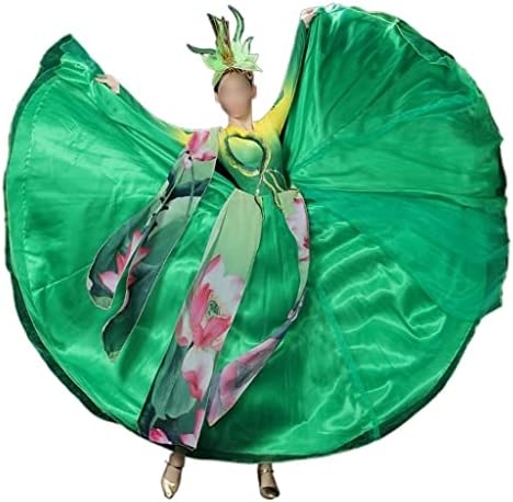 CCBUY Flamenco haljina Ženska performanse Kostim Duga haljina Španjolska Outfit Ciganska odjeća Klasična plesna odjeća