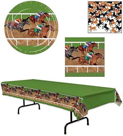 Derby Horse Racing Tablecover Ploče Salvete 34 Komad Paket