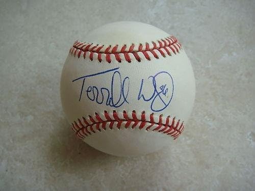 Terrell Wade Braves / Rays potpisali su službeni N.L. Ball COA - autogramirani bejzbol