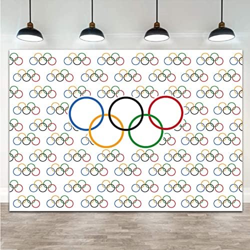Olimpijski prstenovi Međunarodni baner za sportsku zabavu pozadina fotografija olimpijske sportske zemlje