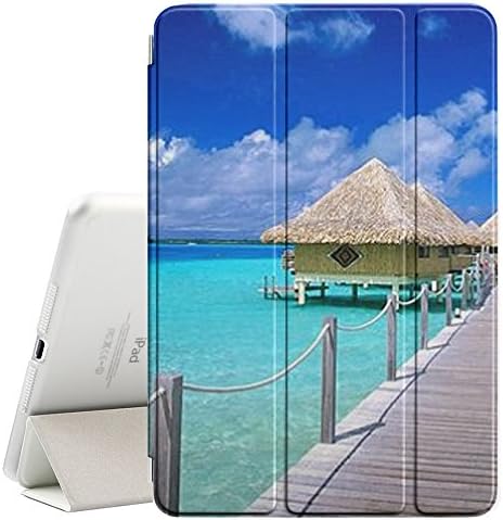 Stplus Beach Summer Sand Sand Smart Cover sa stražnjom futrolom + Automatski spavanje / Funkcija buđenja + štand za Apple iPad Pro
