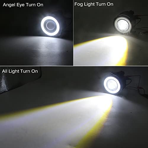 Za Chevrolet Malibu 2013 2014 2015, automobil 30W 3000LM LED žarulja Magla svjetlo Angel Eye Daytime Trčanje