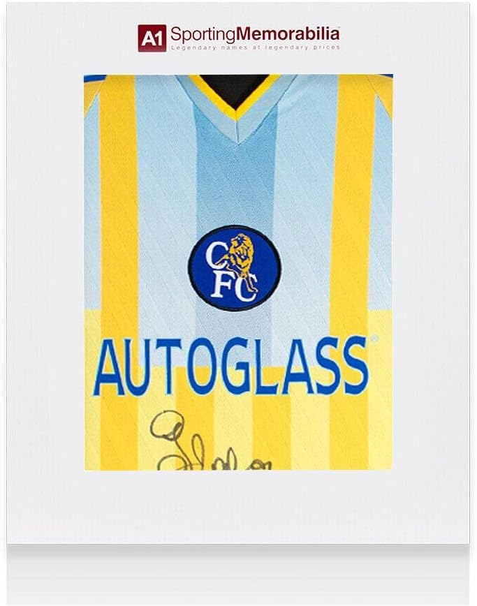 Gianfranco Zola potpisao je košulju Chelsea - 1998 - Godina - Poklon kutija Autograph dres - nogometni nogometni
