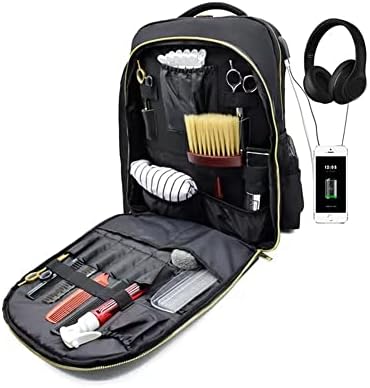 Nnian torbica za ruksak za grijanje škare i potrepštine, putne vrećice za frizerske salone, ruksak organizator
