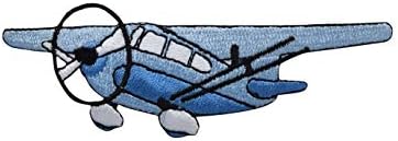 Avion Blue Cessna stil - vezeno željezo na zakrpi