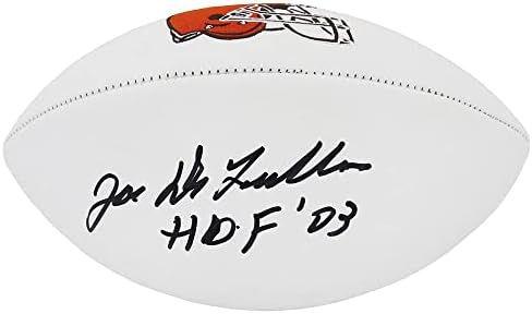 Joe Delamielleure potpisan Cleveland Browns Jarden White Logo NFL Fudbal W / Hof'03 - AUTOGREME FOOTBALS