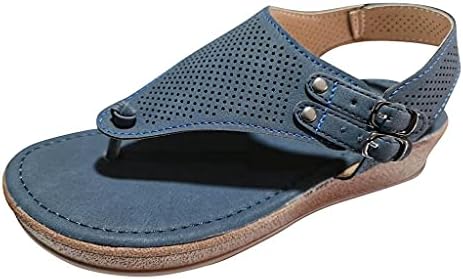 Slatke žene ljetne sandale 2022 ljetni boho casual ravne gležnjače t-remen thong elastične udobne flip flops cipele za plažu Sandal