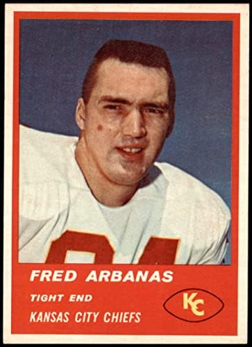 1963. Fleer 50 Fred Arbanas Kansas City Chiefs NM šefova Michigan St