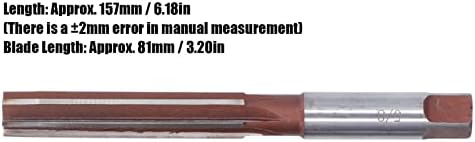 Ručni glodalica, 5pcs 5 / 8in promjera visoke učinkovitosti za obradu 6 noževa Ručni remer za aluminij