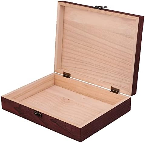 Organizator Organizatora Anove Vintage Drveni nakit Box: Drvena Sundries Skladišna futrola za pakovanje