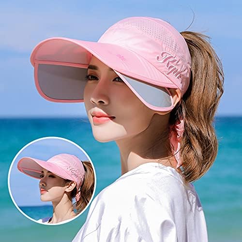 Kopčani kape za upijaju kape za žene za zaštitu od sunca za žene za vožnju širokih elastičnih golf šešira
