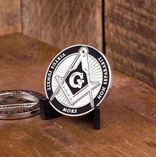 Freemason Challenge novčić - vrlo detaljni Freemasons Mason vojne kovanice - dizajnirani od vojnih veterana - odličan poklon