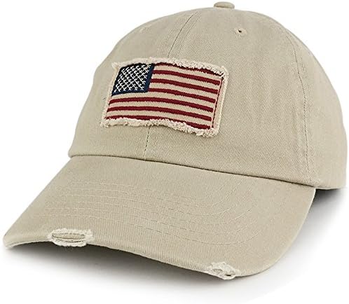 Armycrew oprana pohabana novčanica Američke američke zastave pamučna bejzbol kapa od Kepera