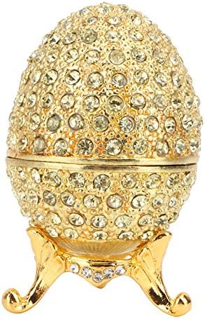 Uskršnji nakit od jaja, emajlirani uskršnji jaje vintage stil nakit organizatora TRINKET kutija za obrt za obrt