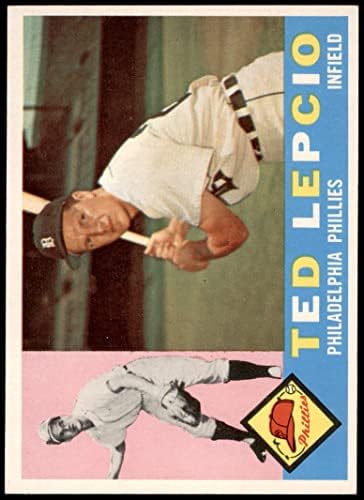 1960. topps # 97 Ted Lepcio Philadelphia Phillies NM Phillies