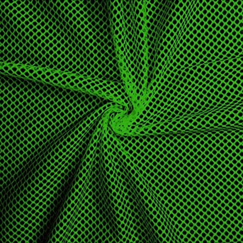 Pico Textiles Neonska Žuta Poliesterska Kraljevska Mrežasta Tkanina Za Dres-Vijak Za 10 Metara - Multi Kolekcija-Style # 446413