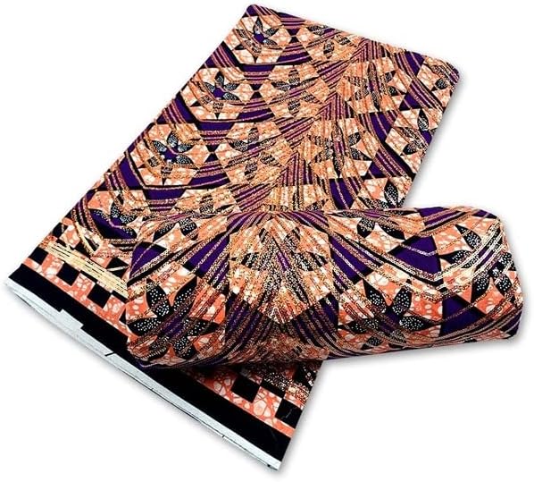 900G Afrička tkanina materijal vosak sa resicama šljokice ili vezeni za tkanine šivanje&zanati pamuk 6 Dvorište / lot - - 900g