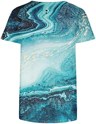 Thirt bluza s kratkim rukavima za dame Jesen ljeto 2023 Pamuk Crewneck Brod grafički lounge TOP W4 W4