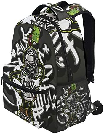 Moyyo graffiti karakterna lampica Monster školski ruksak College Bookbag casual lagane turističke kampiranje