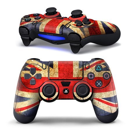 Zastava Velike Britanije 1 par zaštitnih vinly naljepnica kože / naljepnica omotajte za PS4 kontroler Game
