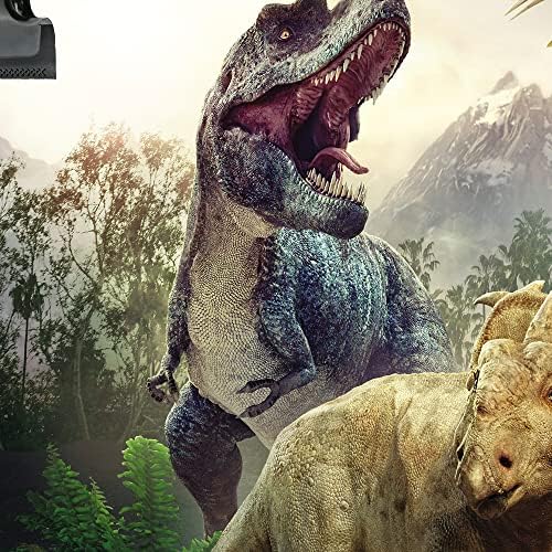 Pozadina dinosaurusa Dinosaur Photo Pozadine za dječake Rođendanska fotografija 3D Jungle rođendanski ukrasi