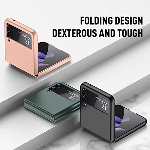 JESONY Case za Samsung Galaxy Z Flip 3 5G Case, Ultra Slim anti-Drop Wear-Resistant Hard PC Cover Case kompatibilan