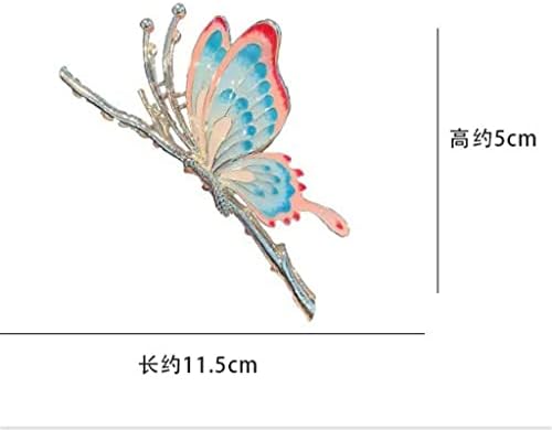 Leptir s orahom leptir velikim snimka klip za kosu stražnji dio glave morskog ruka