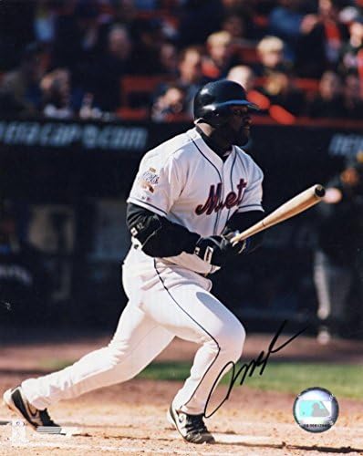 MO Vaughn New York Mets Akcija potpisana autogramirana 8x10 photo w / coa