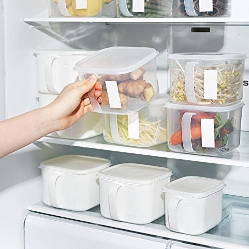 Plastična posuda za čuvanje hrane sa poklopcem, prozirna kutija za čuvanje hrane u frižideru sa ručkom,