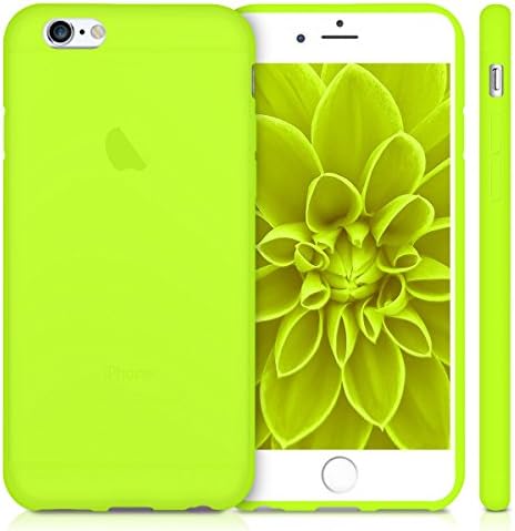 KWMobile futrola kompatibilna sa Apple iPhone 6 / 6S futrolom - mekani vitki zaštitni TPU silikonski poklopac - Neon Yellow