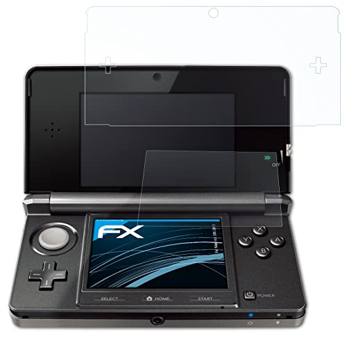 Atfolix film za zaštitu ekrana kompatibilan sa Nintendo 3DS 2011 zaštitom ekrana, ultra-clear FX zaštitnom