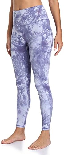 ŠalFalkoala ženske visokog struka bešavne gamaše sa džepovima 7/8 Nema prednjeg šava joge hlače