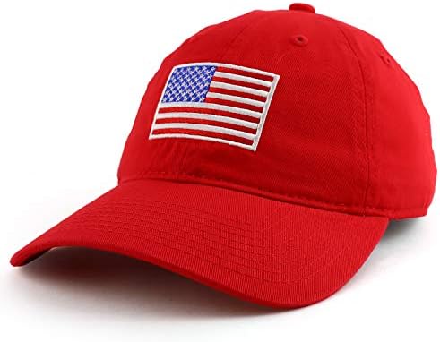 Brza dominacija Američka zastava vezena oprana mekana pamučna kapa za ugradnju