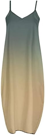 FQZWONG Ljetne haljine za žene 2023 Elegantni trendy Party Club duge sunčeve haljine Vintage maxi seksi