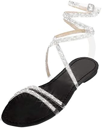 Masbird Sandale za žene Ljetne casual boemske plaže Sandale Ankel Strap Fashion Comfy Gladiator Flip Flops