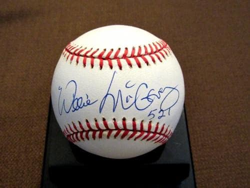 Willie McCovey 521 HR SF Giants Padres Hof Potpisan Auto VTG onl bejzbol JSA baza - autogramirani bejzbol