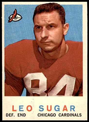 1959 FAPPS 154 Leo šećer Chicago Cardinals-FB Ex / MT Cardinals-FB Purdue