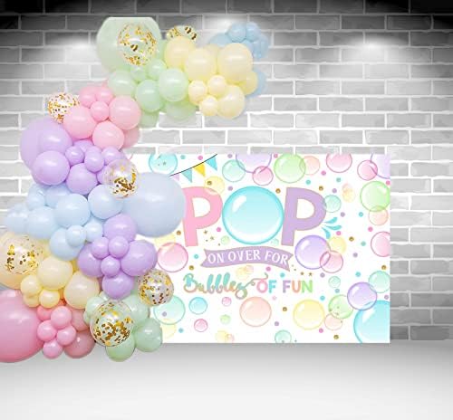 Beba rođendan pozadini Bubble Party pozadina djevojka dječak 1. rođendan ukras Photo Booth W-6664