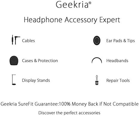 GEIKRIA Slušalice Kompatibilne sa Sennheiser HD650, HD600, HD380, PXC450, Sony MDR-XB200 ZX700 MDR-XB200