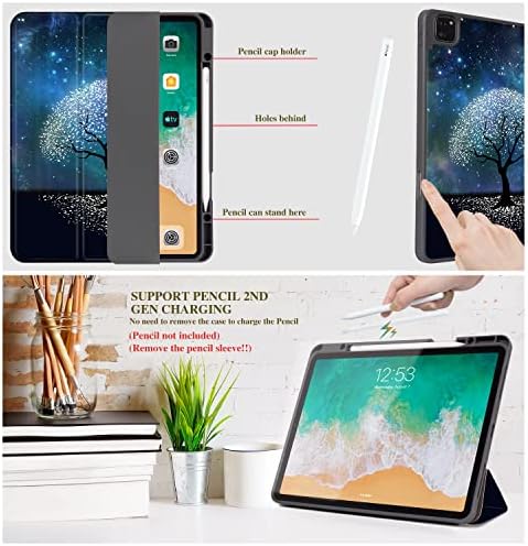 Vimorco iPad Pro 12.9 Slučaj 6. generacije 2022, iPad 12.9 Pro Case 5th / 4. generacija sa držačem olovke,