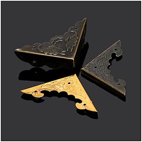 Kućni namještaj Hardverska šarka 12 Drvene kutije za nakit Dekorativni kutak Brončani / Zlatni Metal Book