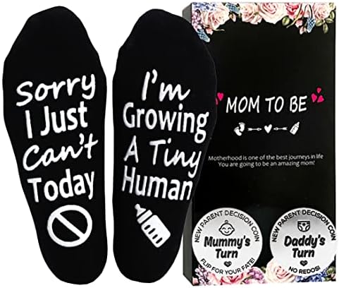 Trudnoća poklon nova mama pokloni raste mali ljudski mama čarape Mama da bude poklon trudna mama poklon
