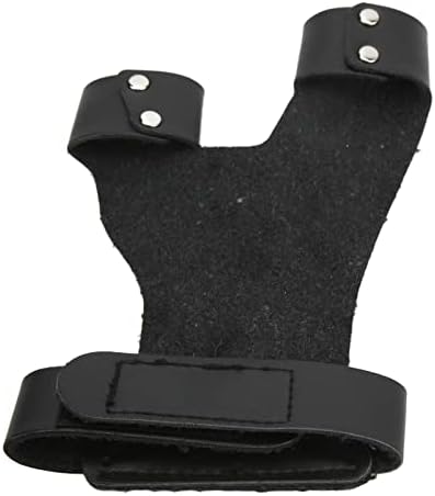 Streličarska rukavica za gađanje, zaštitna kožna rukavica za streličarstvo za višekratnu upotrebu za lijevu