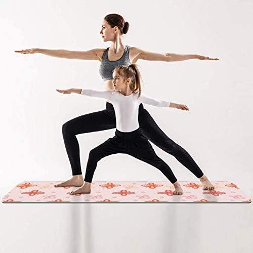Siebzeh Stripe Girly Premium Thick Yoga Mat Eco Friendly Rubber Health & amp; fitnes non Slip Mat za sve