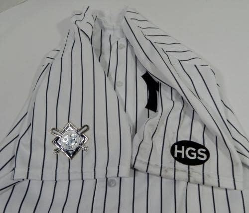 2020 Njujork Yankees Aroldis Chapman 42 Igra izdana Bijela dres HGS P JRD 8 - Igra Polovni MLB dresovi