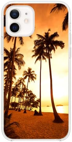 Blingy's iPhone 11 futrola, zalazak sunca dizajn plaže sa palminim stablom uzorak scenski pejzažni priroda