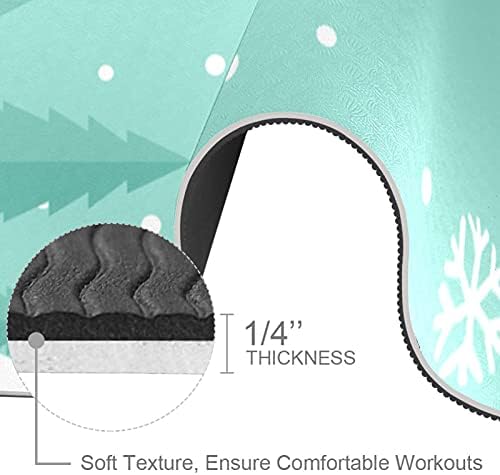 Siebzeh zimski pejzaž Premium debela prostirka za jogu Eko prijateljska gumena podloga za zdravlje i fitnes neklizajuća prostirka za sve vrste vježbe joge i pilatesa