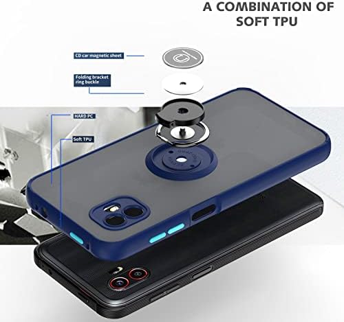 Kweicase za Samsung Galaxy Xcover 6 Pro, Samsung Xcover 6 Pro CASE sa držačem prstena Magnetic Kickstand